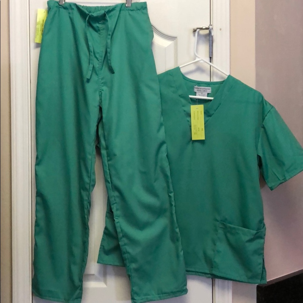 Green XS Surgical scrubs